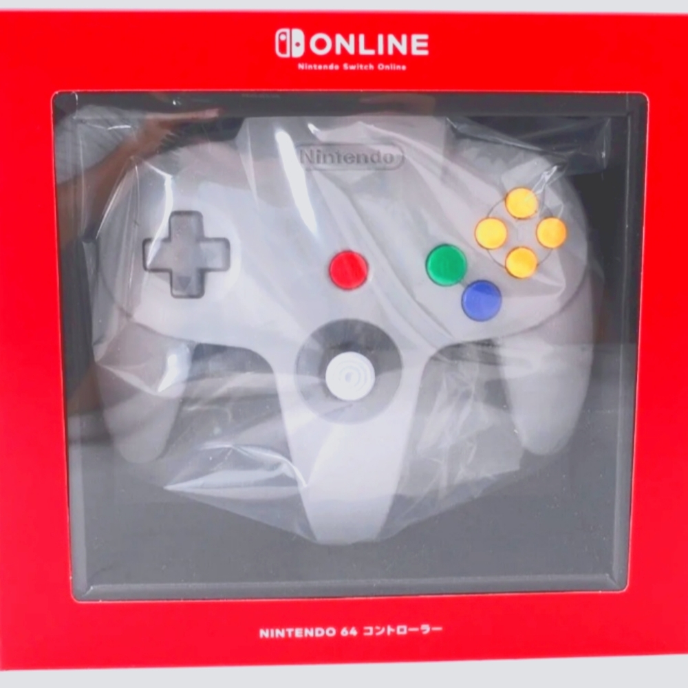 Nintendo 64 Wireless Controller for Nintendo Switch Official N64 - Grey